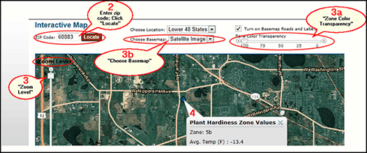 USDA Plant Hardiness Zone Map