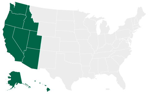 Western compliance office map